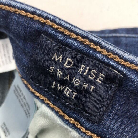 LUCKY BRAND MID-RISE SWEET STRAIGHT LEG JEANS 4/27x31 🍀 - Picture 3 of 15